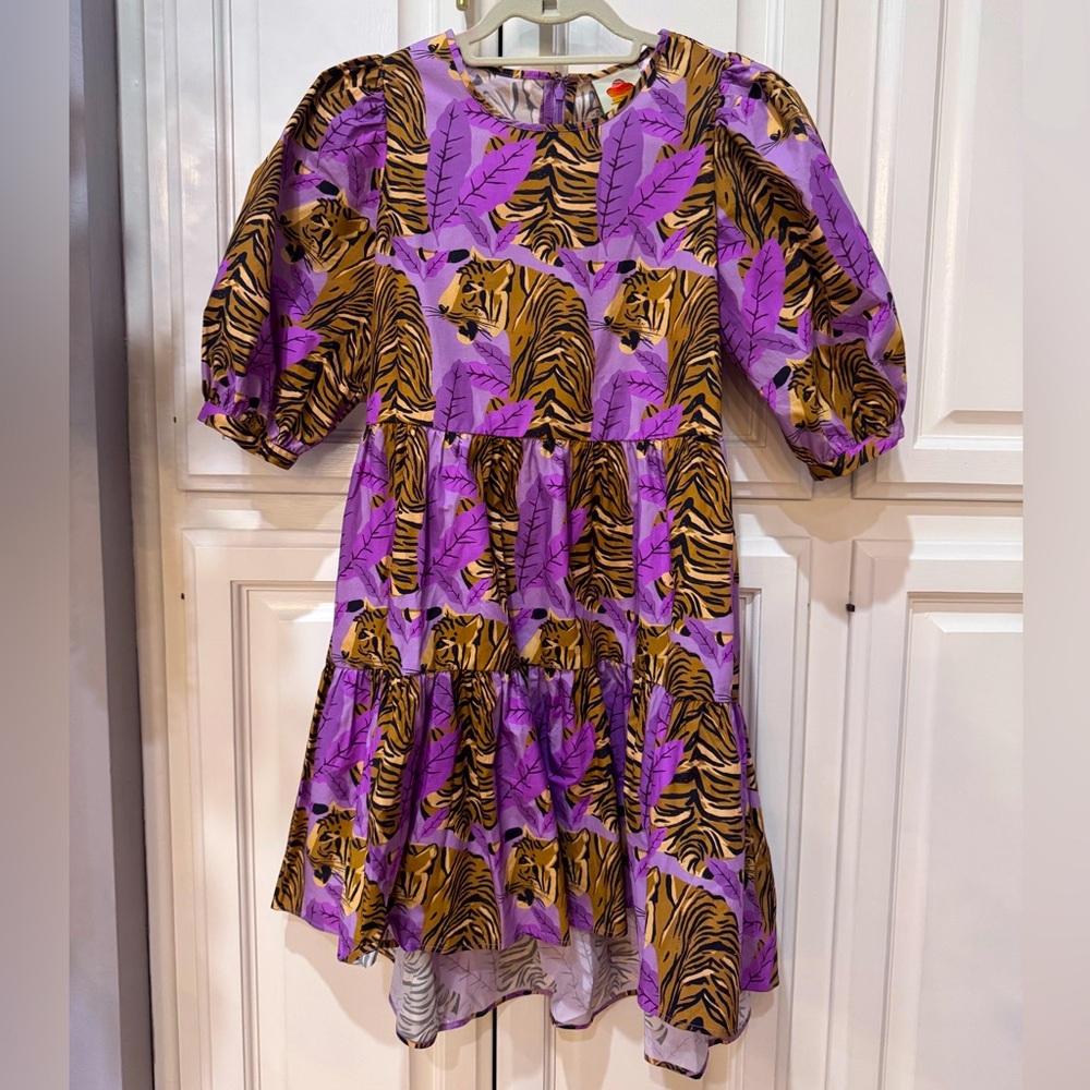 FarmRio Tiger Print Dress NWT SZ XXS